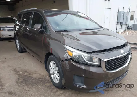 2017 Kia Sedona Lx из США, поврежденный, VIN KNDMB5C11H6331613